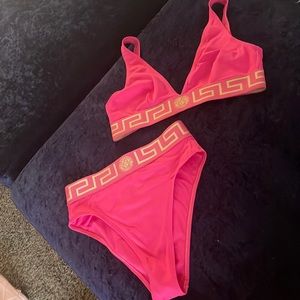 Versace two piece bathing suit